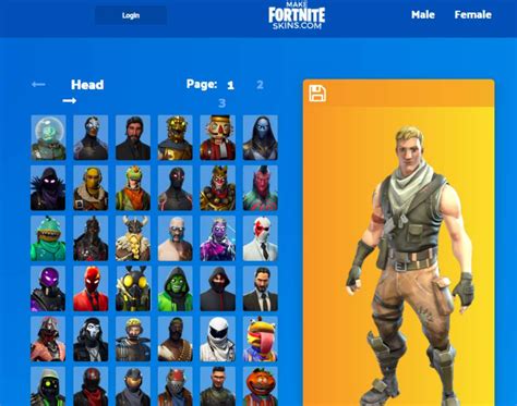 I made a site that lets you make your own Fortnite skins!